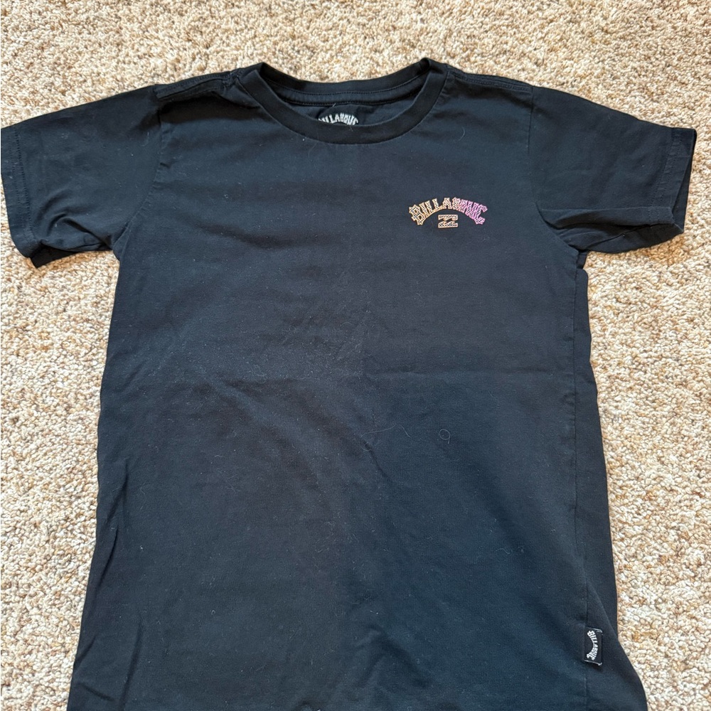Billabong Kids Navy Tee with Logo